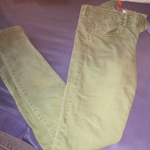 Green Skinny Jeans